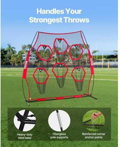 Vevor Soccer Net 243.84x243.84cm