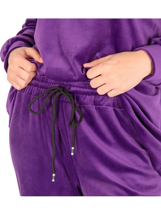 Комплект анцуг Велур Purple