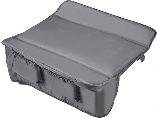 ikonka Loc De Joacă Cu 2 Nivele Cu Masă De Schimbat Scutece Și Saltea Gri 120x60cm