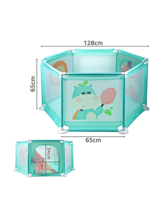 MalPlay Park with Mattress Blue
