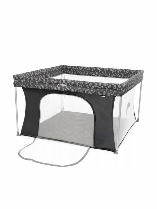 Kidnort Park with Mattress Gray 74.5x126.5cm
