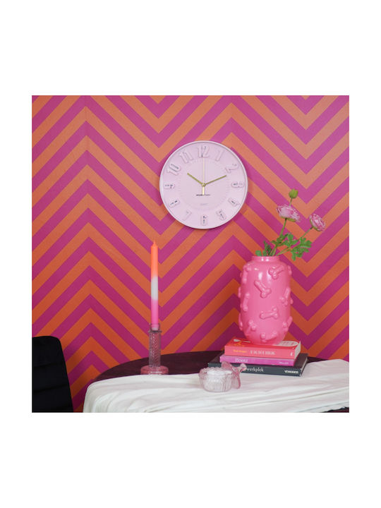 Housevitamin 3D Wall Clock Pink Ø30cm