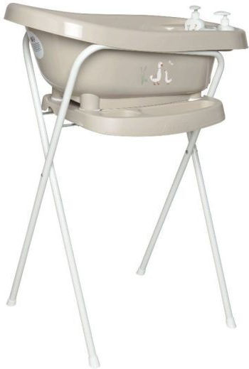 Bebejou Baby Bath with Thermometer Beige