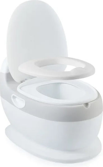 Little Mom Potty Vas cu Capac Alb