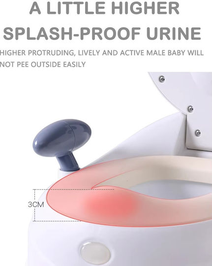 Little Mom Potty Vas cu Capac Roz