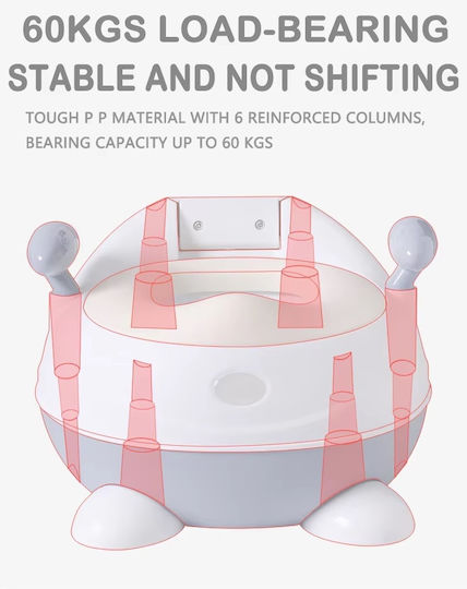 Little Mom Potty Vas cu Capac Roz