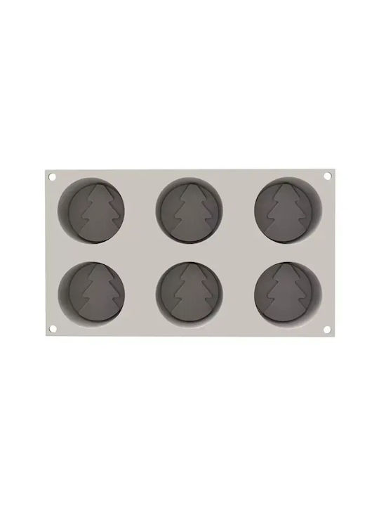 Silikomart Mini Weihnachtliche Süßigkeiten Pfanne/Form Gray L7xB3xD7cm.