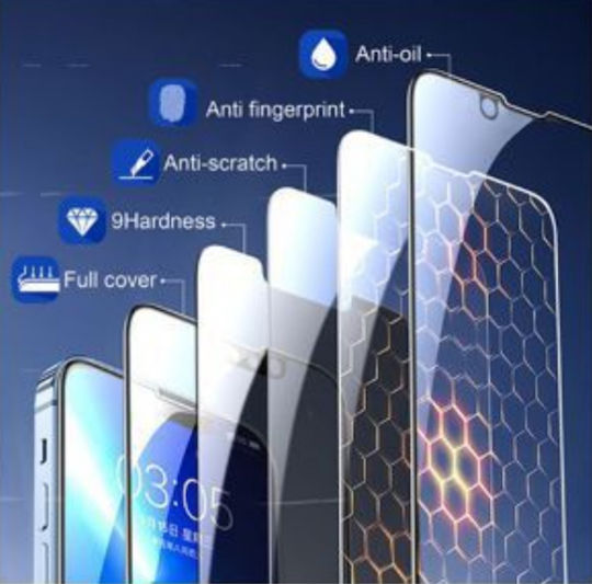 Technovo 9h Αντιχαρακτικό Τζάμι Οθόνης Privacy Samsung A35 Samsung A55