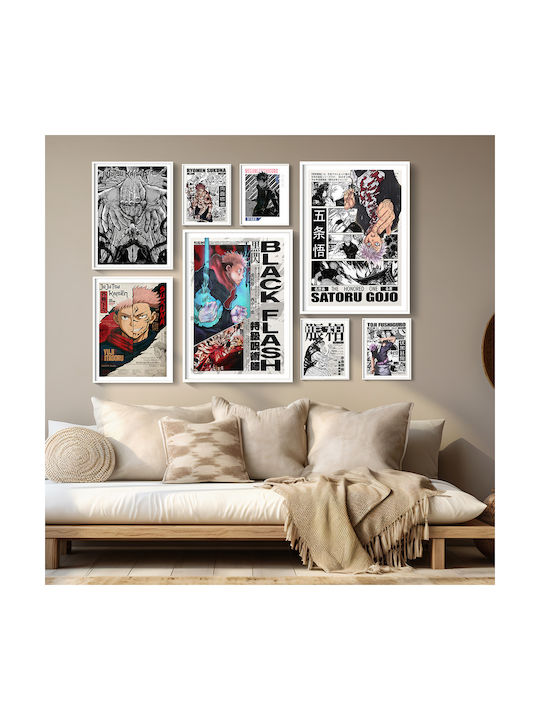 Poster Jujutsu Kaisen Satoru Gojo An125 30cm x 40cm