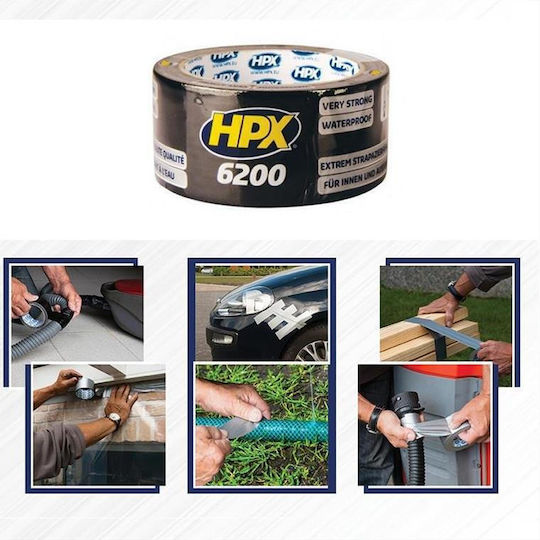 HPX Self-Adhesive Fabric Tape Black 48mmx10m 1pcs 5425014220513