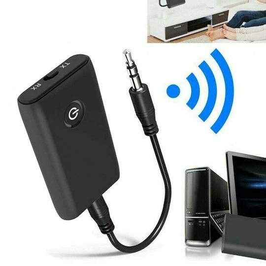Techstar J40 Transmițător Receptor Bluetooth 5.0 Microfon Integrat Cvc Aux Baterie Integrată Handsfree Microusb