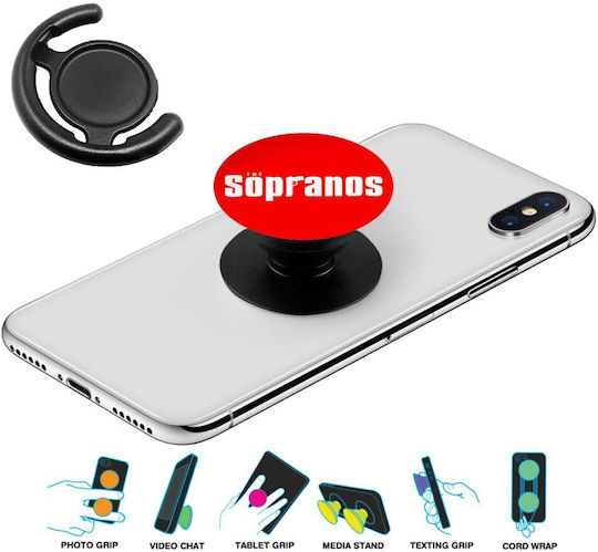 Sopranos Phone Holders Stand Μαύρο Βάση Στήριξης Κινητού Στο Χέρι