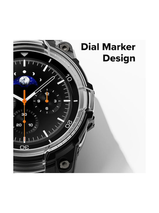 Ringke Пластмасов Калъф в Черен цвят за Samsung Galaxy Watch8 Classic