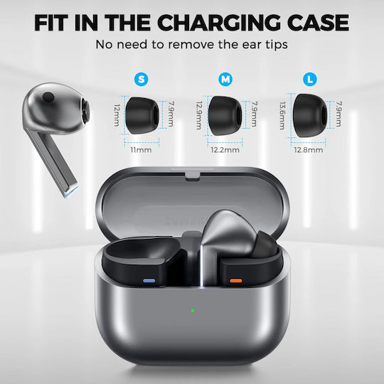 Techsuit Hülle Silikon in Weiß Farbe für Apple AirPods 1 / AirPods 2