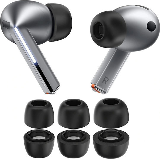 Techsuit Case Silicone in Black color for Galaxy Buds3 Pro