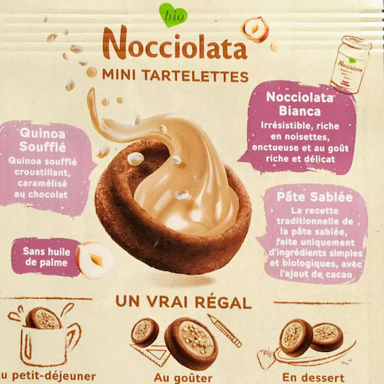 Nocciolata Organic Biscuits With Filling 1pcs 250gr