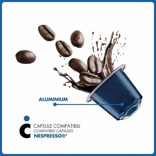 IL Caffe Italiano Kapseln Espresso Milano Kompatibel mit Maschine Nespresso 120Mützen
