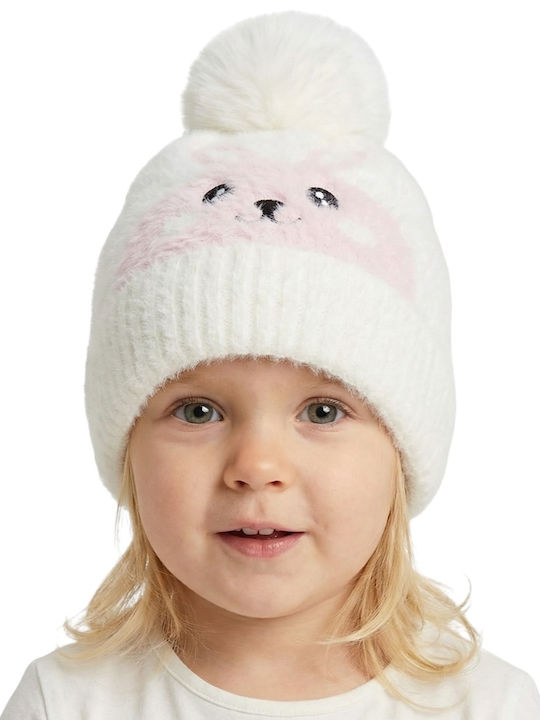 Kinder Mütze Gestrickt Beige