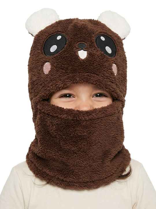 Kids Beanie Fur Brown