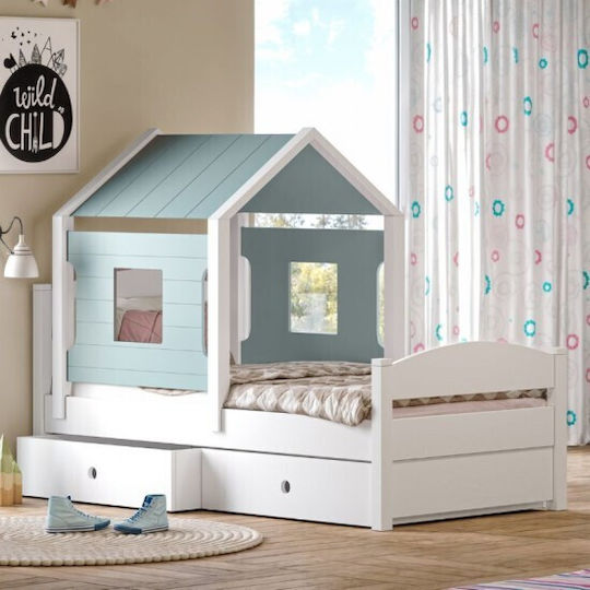 Loft Kids Bed Single with Storage Space for Mattress x