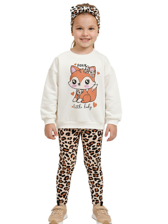 Kids' Set with Leggings Winter 3pcs Graphite