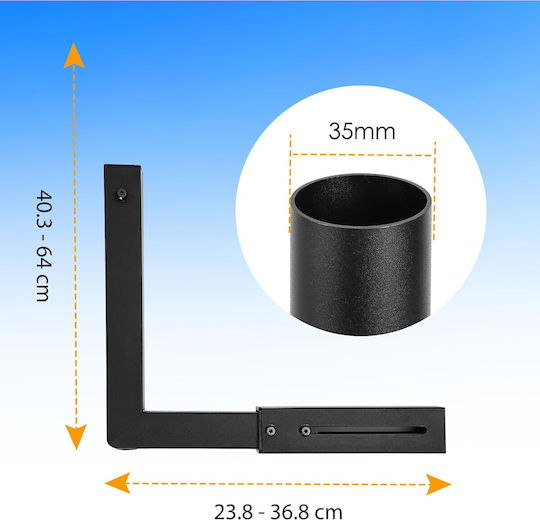 Starlink Gen 3 Antenna Mount Adjustable 90-180° Metal Black
