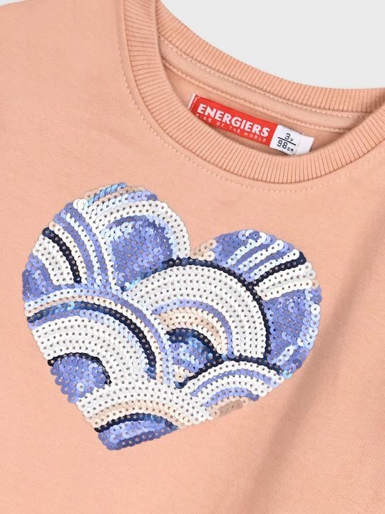 Kids Sweatshirt Coral Gold
