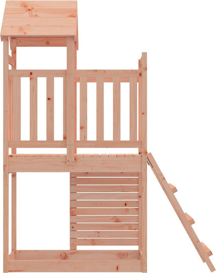 vidaXL Holzturm 110.5x52.5x214cm. Braun