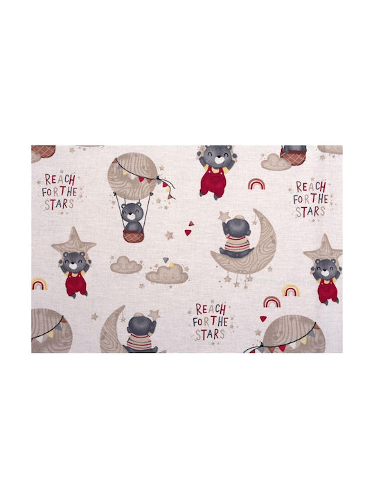 Dimcol Reach the Stars Детски Плик за Завивка Единичен Памучен Beige 160x240бр
