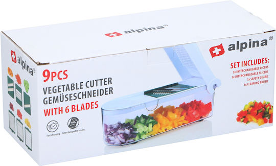 Alpina Appliances Vegetable Chopper 9pcs