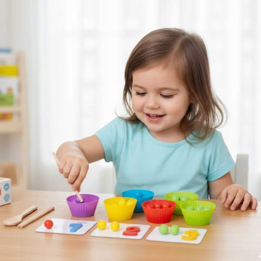 H&S Collection Montessori Joc Educațional de Cunoștințe din Lemn