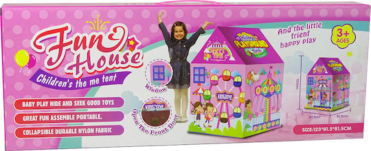 Lean Toys Παιδική Σκηνή Σπιτάκι Ροζ για 3 χρονών και άνω