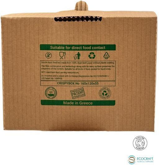 Box Burger Kraft 22x13x8.3cm Doppelt