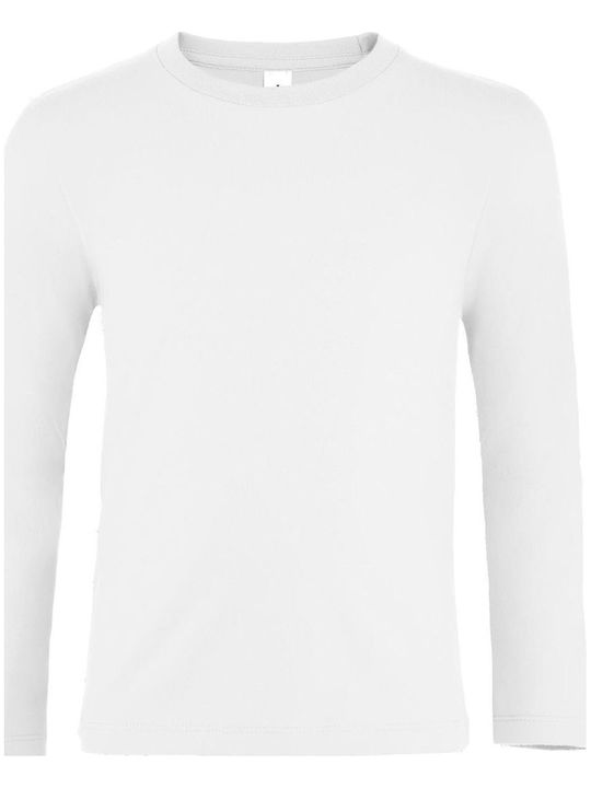 Kids' Shirt Long Sleeve White Imperial