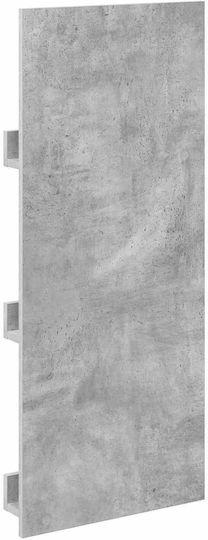 vidaXL Стойка за списания Сив 43x11x102бр 1бр