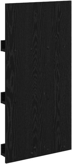 vidaXL Θήκη Περιοδικών Μαύρη 51x11x102εκ.