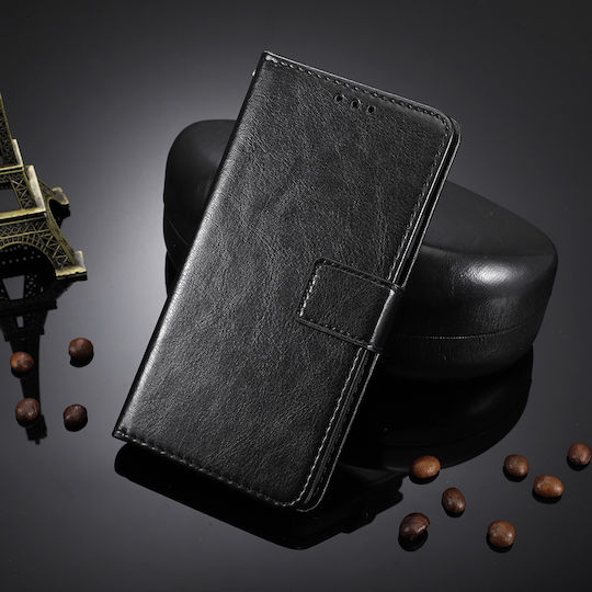Θήκη Πτερύγιο T Phone 3 5g Crazy Horse Wallet Μαύρη