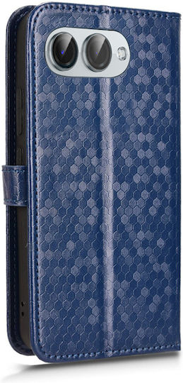 XGSM Klapphülle T Phone 3 5g Brieftasche Rhombus Blau