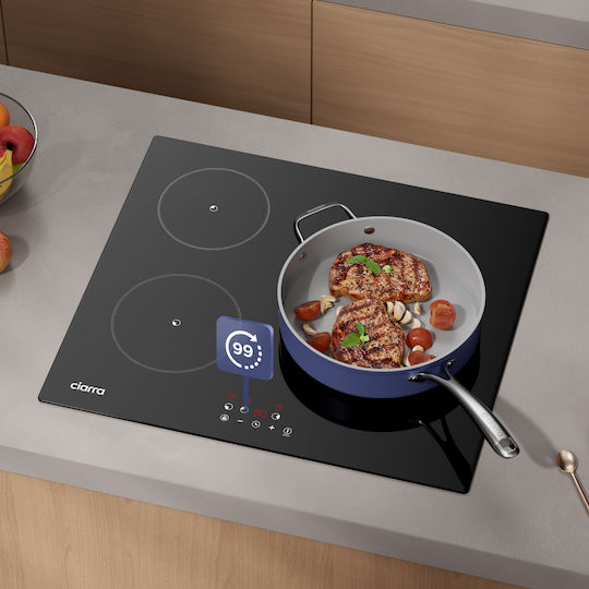 Ciarra Smart Επαγωγική Εστία Αυτόνομη με Λειτουργία Κλειδώματος 59x52εκ.