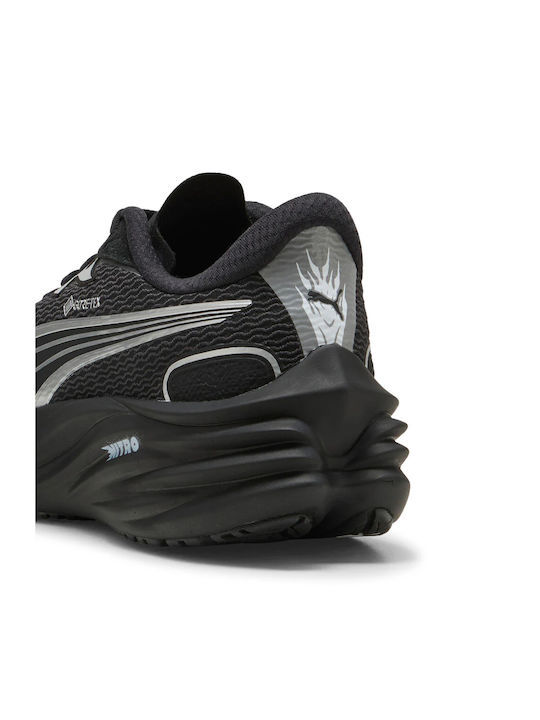 Velocity Nitro 4 GTX Bărbați Pantofi sport Alergare Negre Impermeabile cu Membrană Gore-Tex