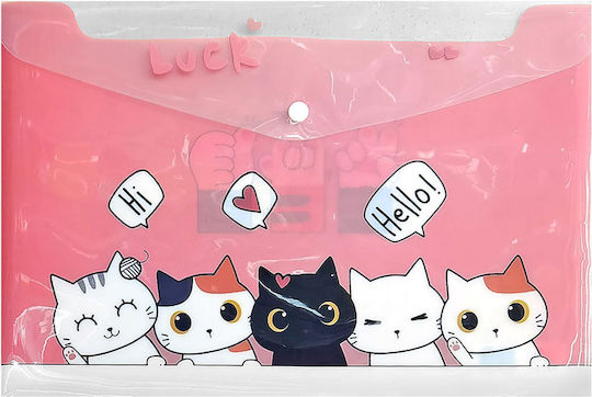 Justnote Folder with Button for Paper A4