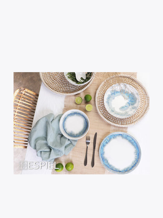 Espiel Wicker Round Decorative Tray 2pcs