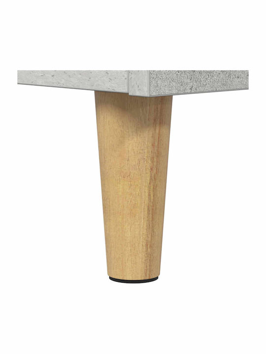 vidaXL Κρεβάτι Σκύλου Σπιτάκι Γκρι 49x44εκ.