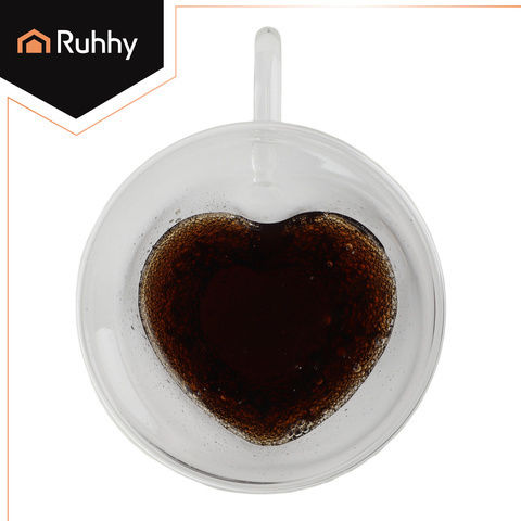 Ruhhy Mug Glass Transparent 240ml