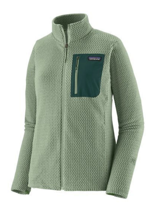 Men's Fleece Cardigan Green