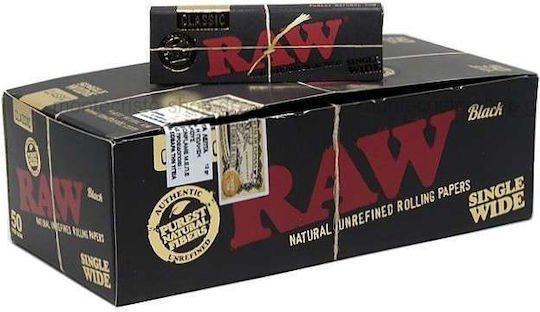 Raw Χαρτάκια Στριφτού Τσιγάρου 50 φύλλα 1τμχ