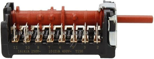 Bloc Comutator Cuptor Aragaz 9+1 Poziții Hansa Amica 8061791