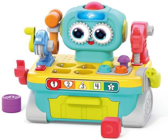 Hola Toys Hammer Toy Workbench with Music, Light, and Sounds