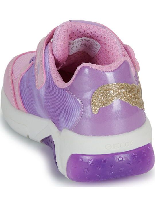 Fadinlight Kinder Sneaker Anatomisch mit Bügel- und Schleifenverschluss Rosa