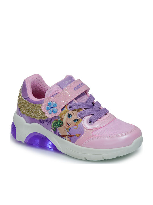Fadinlight Kinder Sneaker Anatomisch mit Bügel- und Schleifenverschluss Rosa